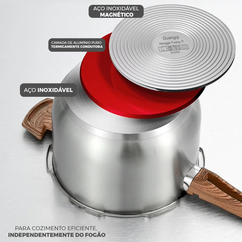 [Leve 2 Pague1] Panela de Pressão Royal Inox - Blindada Contra Explosões + BRINDE: Kit Utensílios
