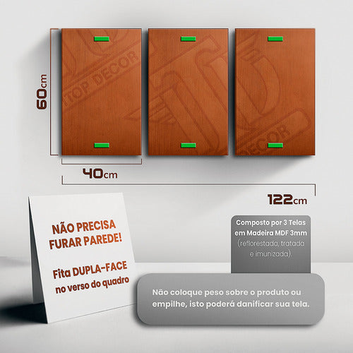 Quadros Decorativos Leão Juda Nunca Foi Sorte 122x60 Sala Hd