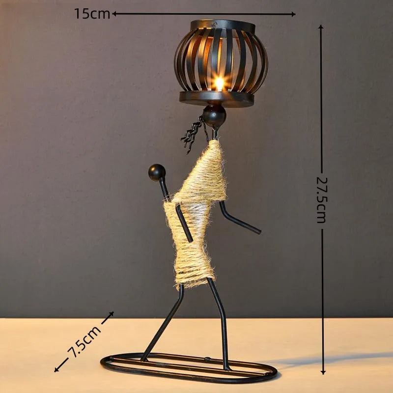 Castiçal de Velas em Metal